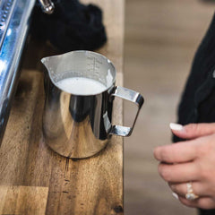 12oz. Milk Steaming Pitcher & Thermometer Combo