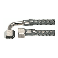 3/8" F 90° x 3/8" F 150 cm Stainless Steel Supply Line