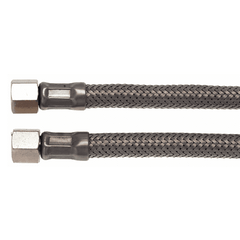 1/8" F x 1/8" F 37 cm Stainless Steel Flex Hose