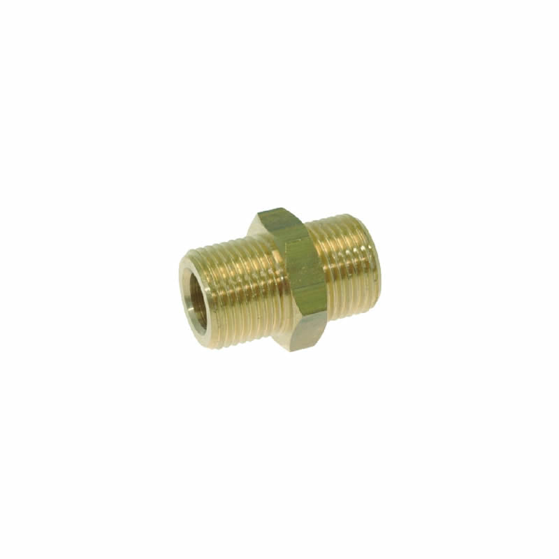 3/8" M BSP x 3/8" M BSP Pump Fitting with Filter Housing