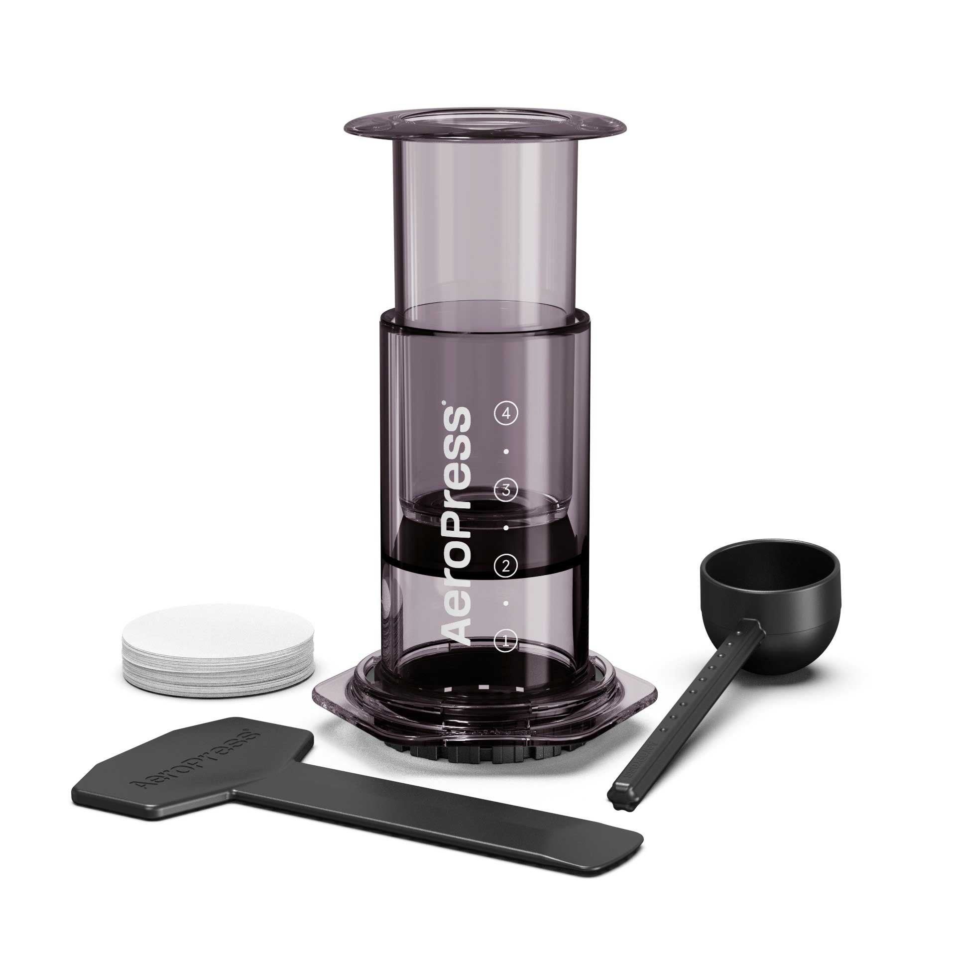 AeroPress Clear Coffee Maker – 5-Color Variety Pack