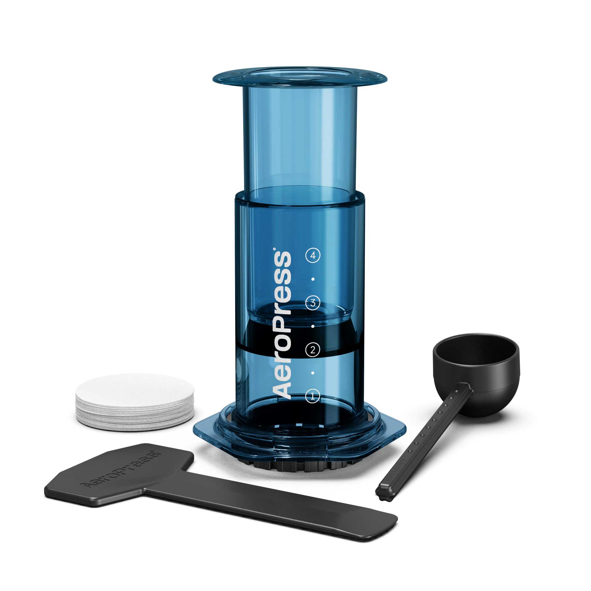 AeroPress Clear Coffee Maker – 5-Color Variety Pack