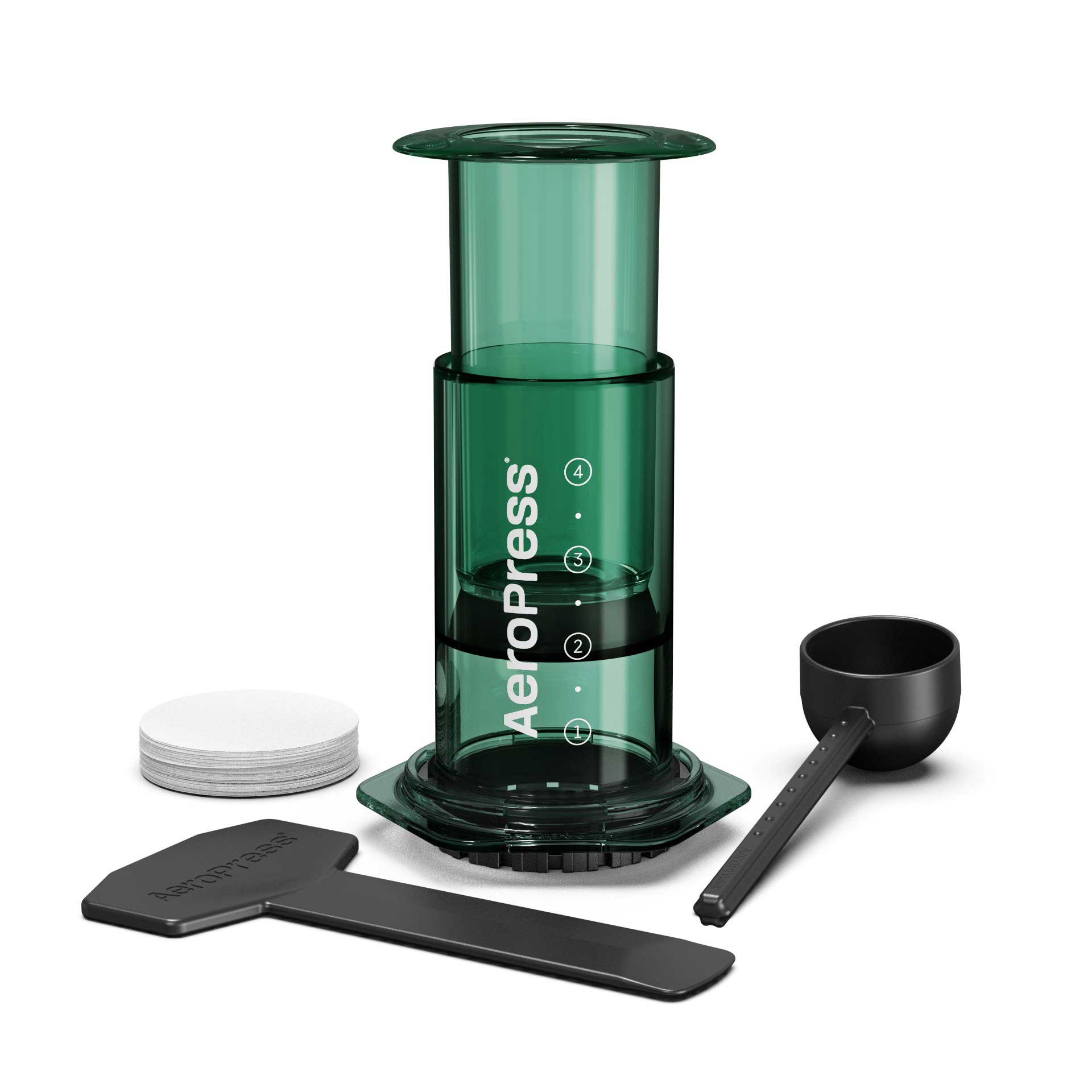 AeroPress Clear Coffee Maker – 5-Color Variety Pack