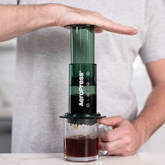 AeroPress Clear Coffee Maker - Green