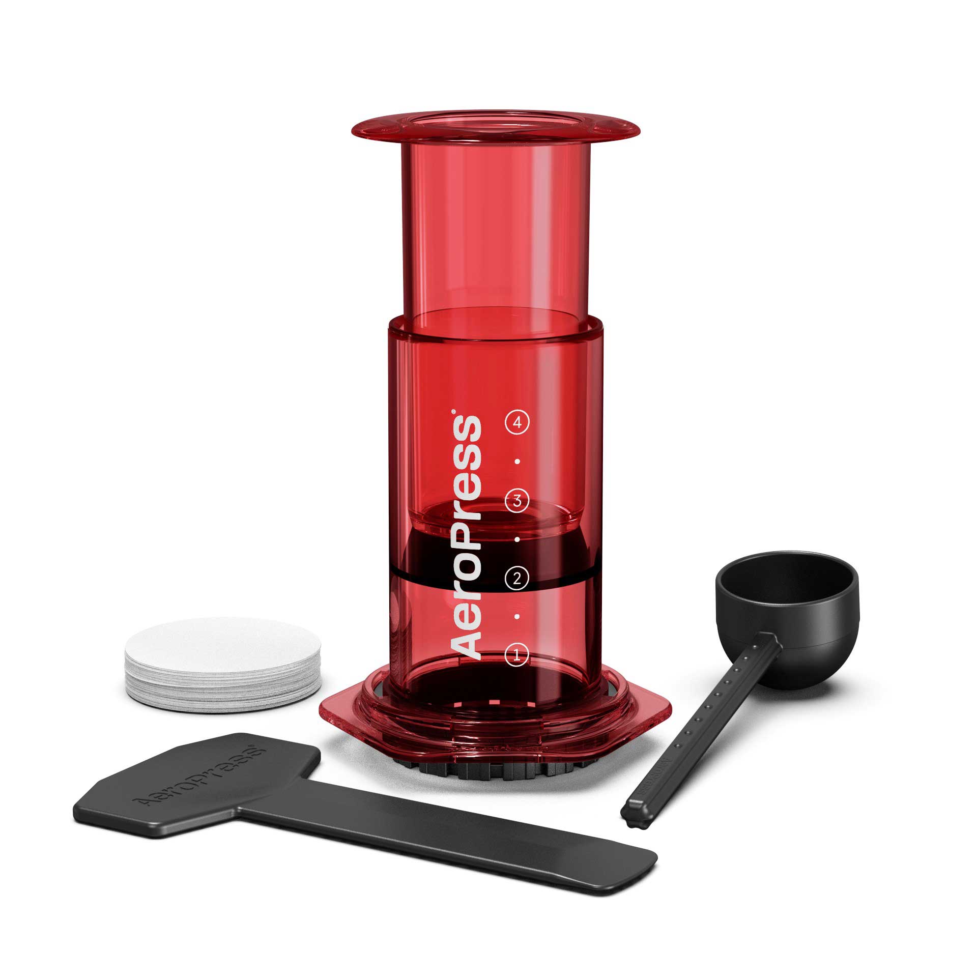 AeroPress Clear Coffee Maker – 5-Color Variety Pack